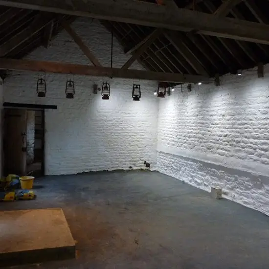 Farm Barn Interior Painting